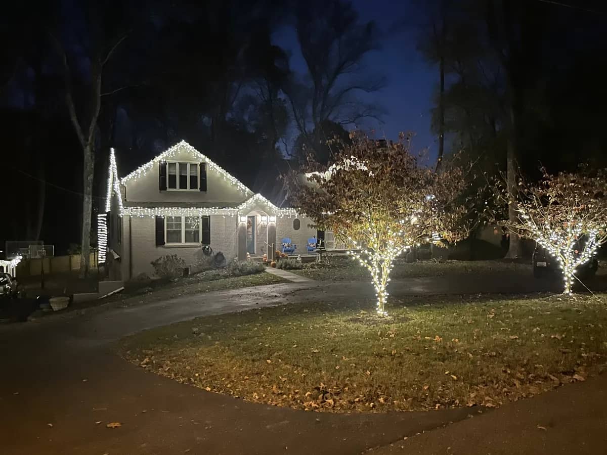 Christmas light installation in Bethesda, Maryland by Light DMV — professional holiday lighting service