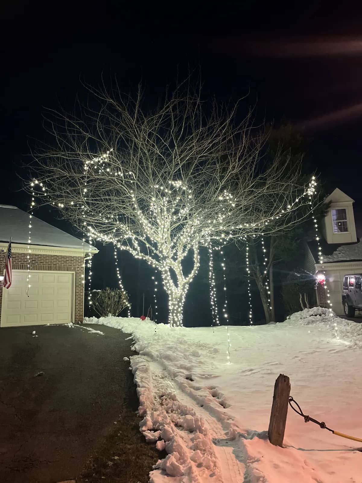 Christmas light installation in Gaithersburg, Maryland by Light DMV — professional holiday lighting service