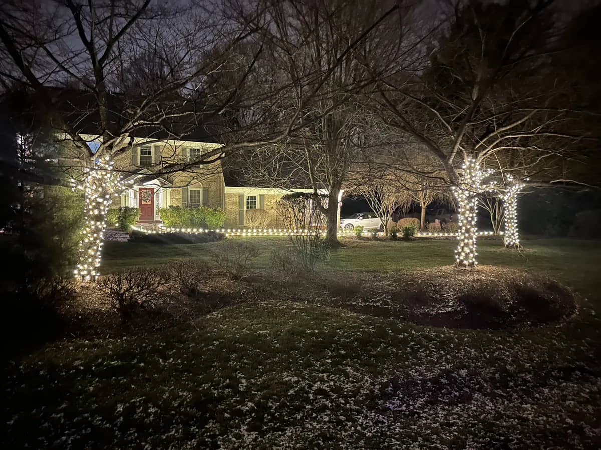 Christmas light installation in Vienna, Virginia by Light DMV — professional holiday lighting service