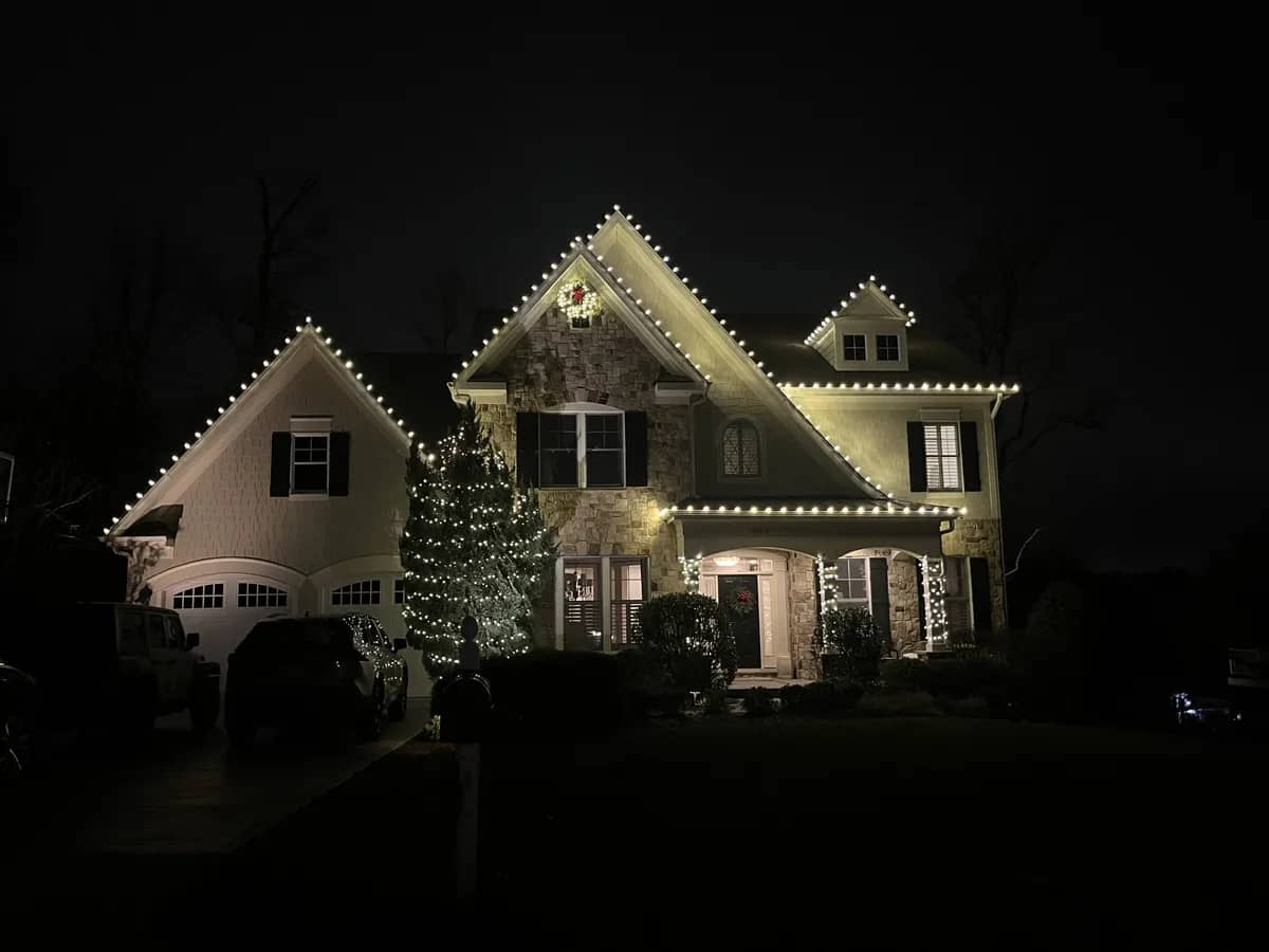 Christmas light installation in Vienna, Virginia by Light DMV — professional holiday lighting service