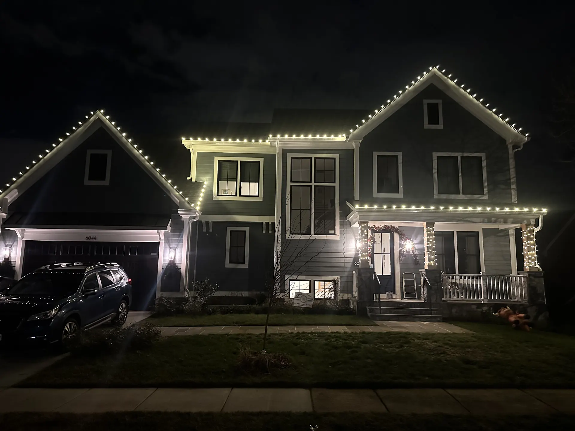 Christmas light installation in Darnestown, Maryland by Light DMV — professional holiday lighting service