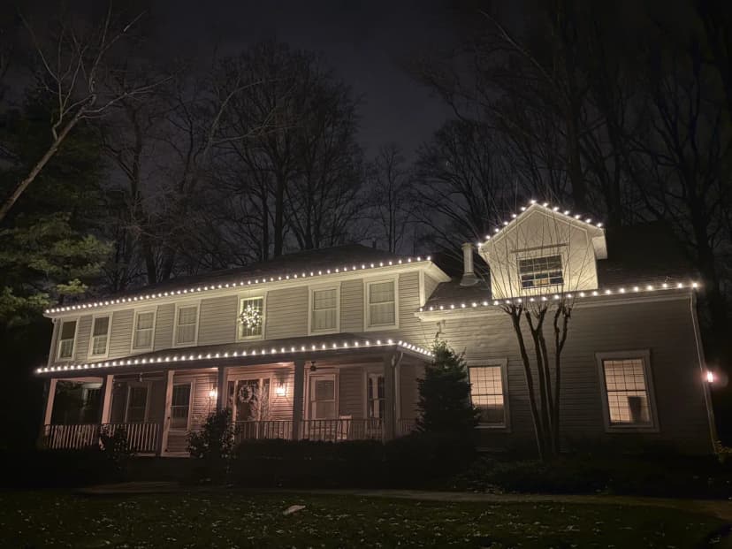 Christmas light installation in Alexandria, Virginia by Light DMV — professional holiday lighting service
