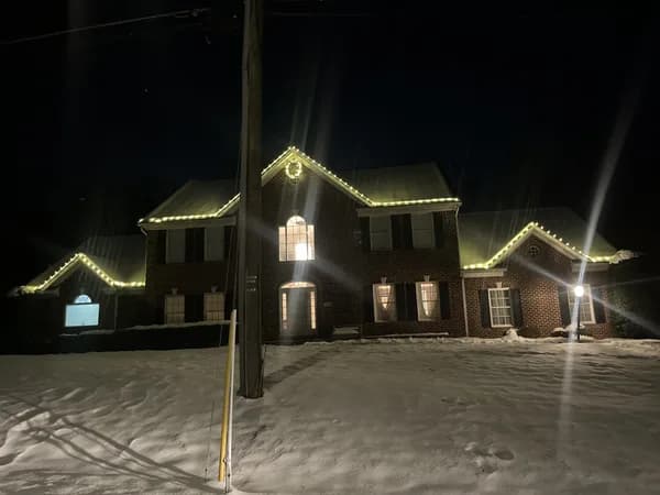 Christmas light installation in Alexandria, Virginia by Light DMV — professional holiday lighting service