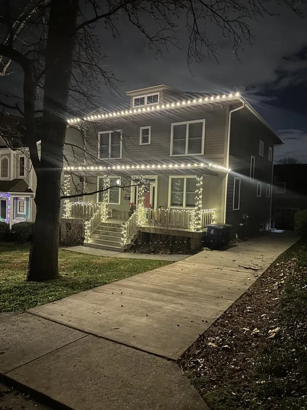 Christmas light installation in Arlington, Virginia by Light DMV — professional holiday lighting service