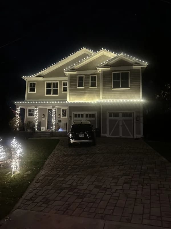 Christmas light installation in Arlington, Virginia by Light DMV — professional holiday lighting service