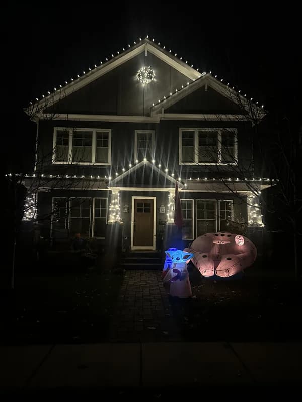 Christmas light installation in Arlington, Virginia by Light DMV — professional holiday lighting service