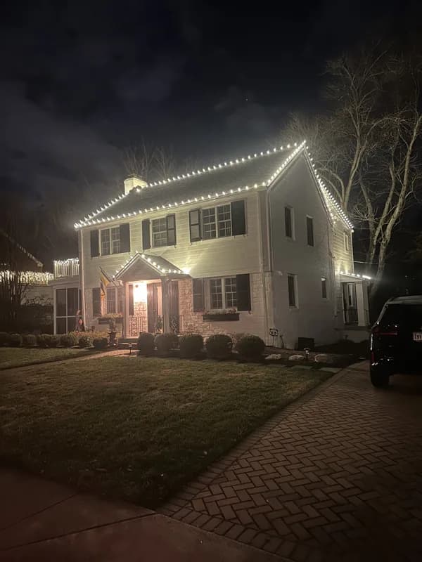 Christmas light installation in Arlington, Virginia by Light DMV — professional holiday lighting service