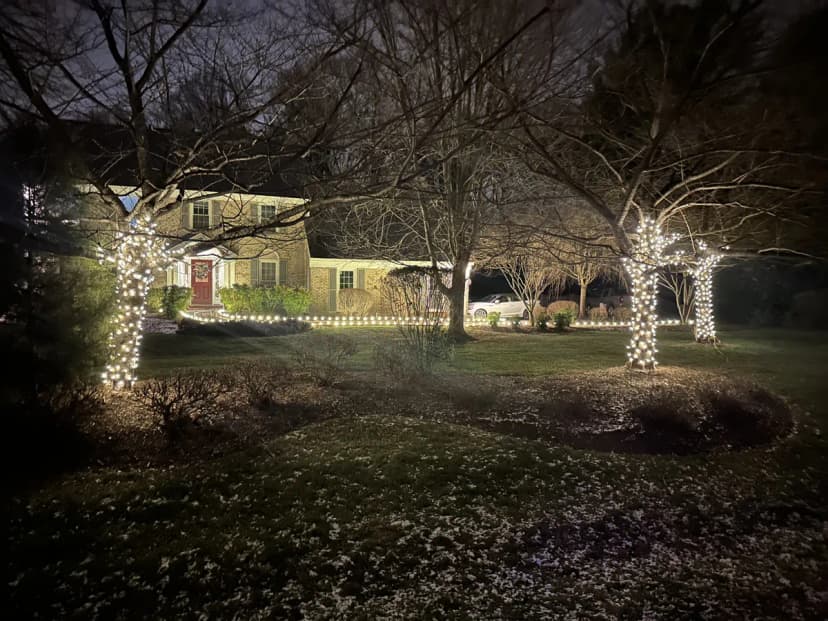 Christmas light installation in Ashburn, Virginia by Light DMV — professional holiday lighting service
