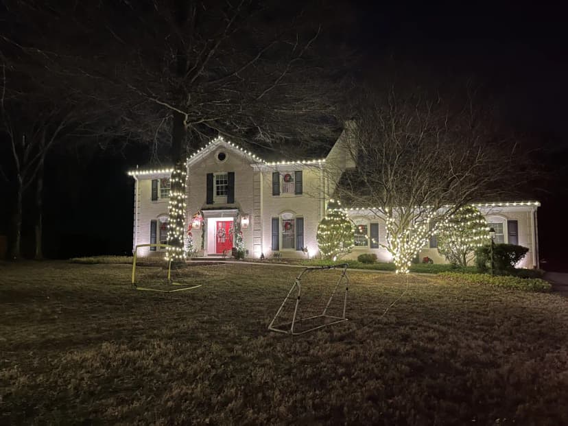 Christmas light installation in Bethesda, Maryland by Light DMV — professional holiday lighting service
