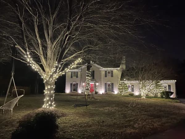 Christmas light installation in Bethesda, Maryland by Light DMV — professional holiday lighting service