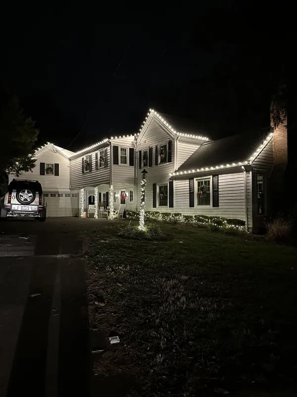 Christmas light installation in Bethesda, Maryland by Light DMV — professional holiday lighting service