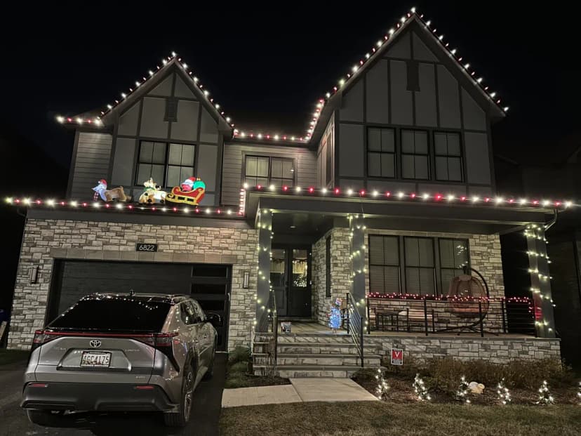 Christmas light installation in Bethesda, Maryland by Light DMV — professional holiday lighting service