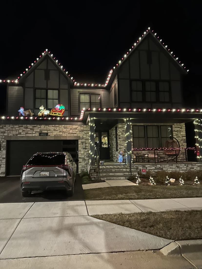 Christmas light installation in Bethesda, Maryland by Light DMV — professional holiday lighting service