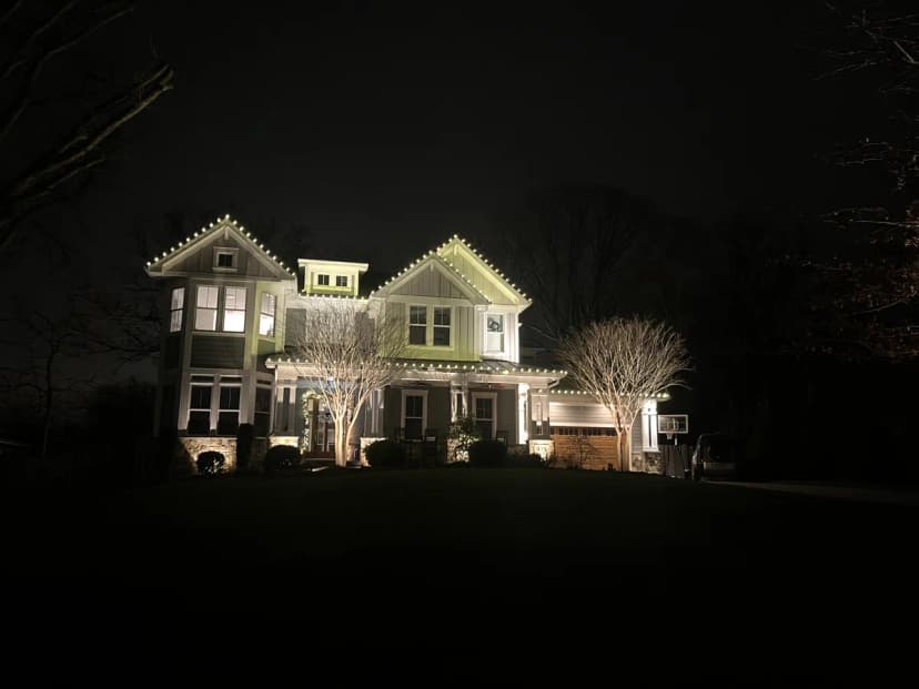 Christmas light installation in Bethesda, Maryland by Light DMV — professional holiday lighting service