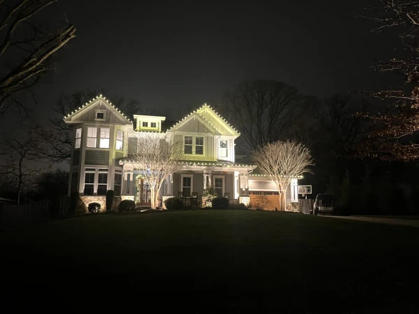 Christmas light installation in Bethesda, Maryland by Light DMV — professional holiday lighting service