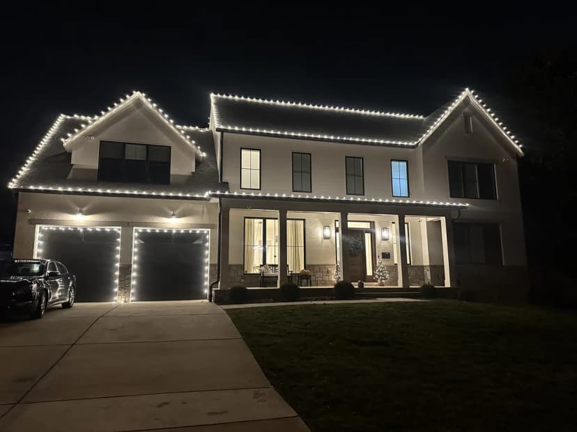 Christmas light installation in Bethesda, Maryland by Light DMV — professional holiday lighting service