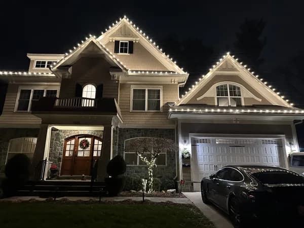 Christmas light installation in Bethesda, Maryland by Light DMV — professional holiday lighting service