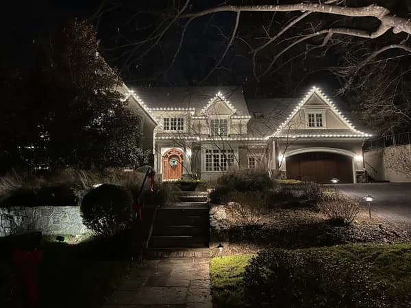 Christmas light installation in Bethesda, Maryland by Light DMV — professional holiday lighting service