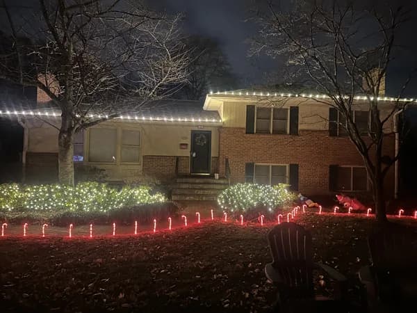 Christmas light installation in Bethesda, Maryland by Light DMV — professional holiday lighting service