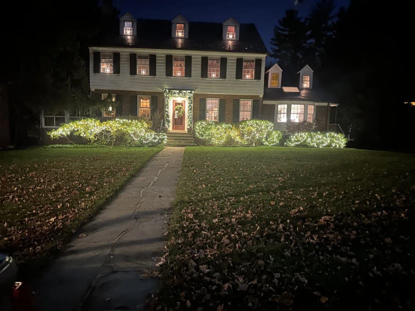 Christmas light installation in Capitol Hill, Washington, DC by Light DMV — professional holiday lighting service