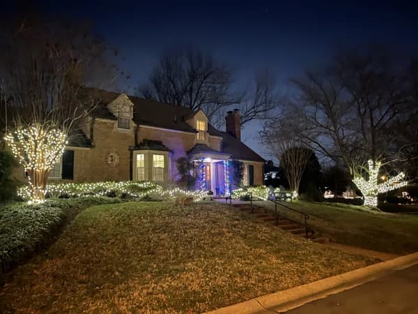 Christmas light installation in Chevy Chase, Maryland by Light DMV — professional holiday lighting service