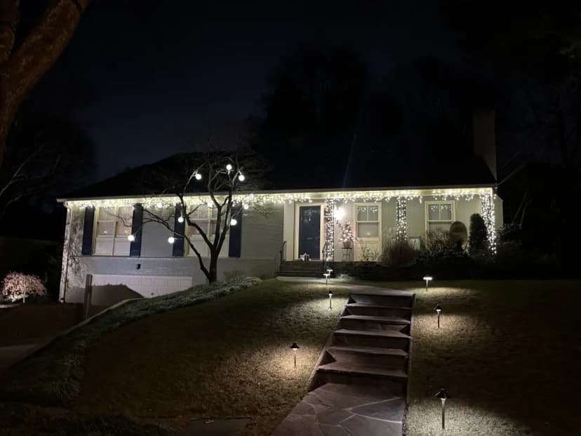 Christmas light installation in Chevy Chase, Maryland by Light DMV — professional holiday lighting service
