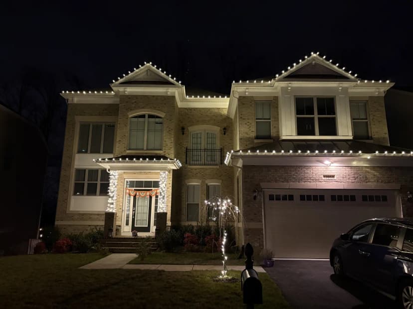 Christmas light installation in Fairfax, Virginia by Light DMV — professional holiday lighting service