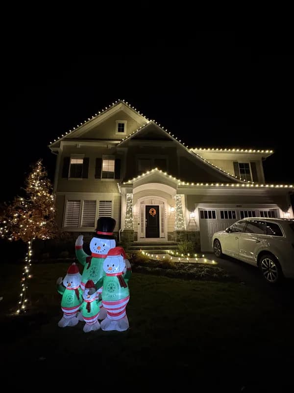 Christmas light installation in Fairfax, Virginia by Light DMV — professional holiday lighting service