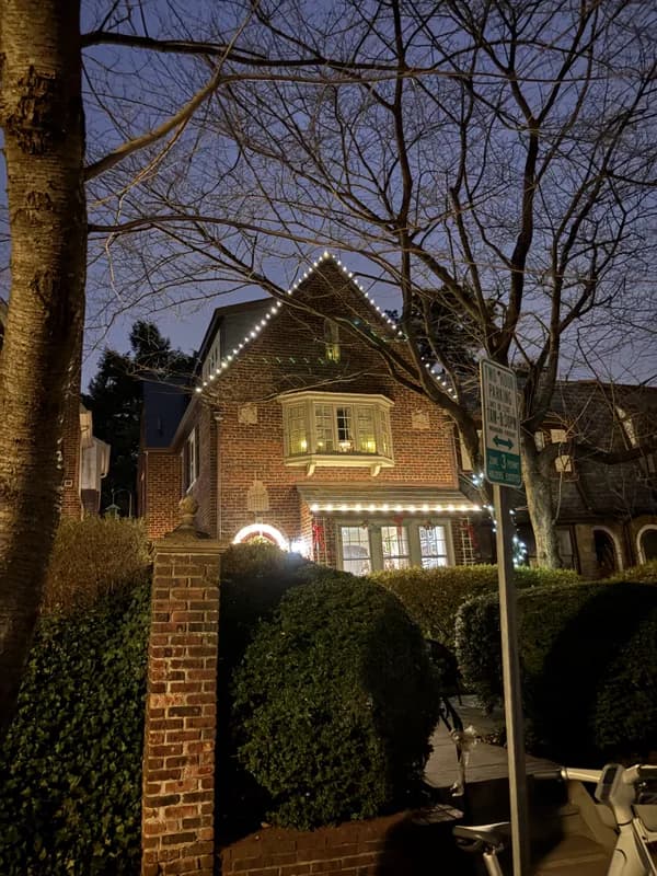 Christmas light installation in Georgetown, Washington, DC by Light DMV — professional holiday lighting service