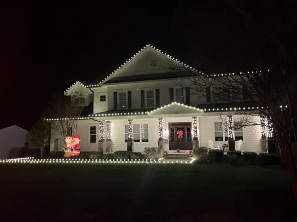 Christmas light installation in Georgetown, Washington, DC by Light DMV — professional holiday lighting service