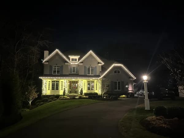 Christmas light installation in Germantown, MD — LightDMV
