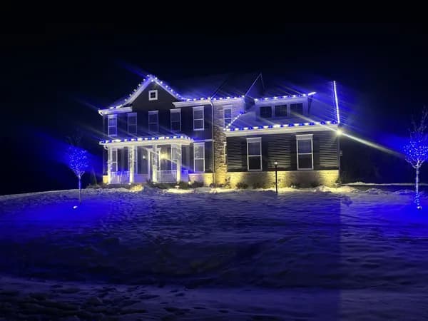 Christmas light installation in Germantown, Maryland by Light DMV — professional holiday lighting service