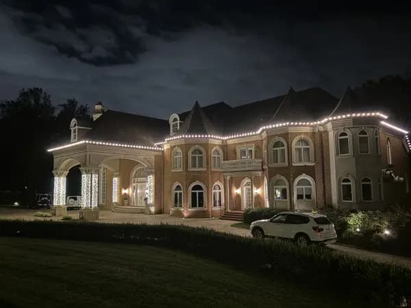 Christmas light installation in Great Falls, VA — Light DMV professional holiday lighting