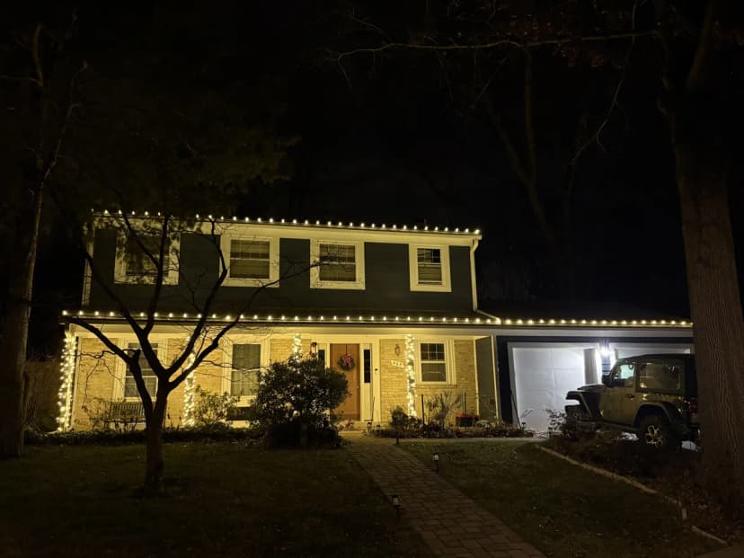 Christmas light installation in Herndon, Virginia by Light DMV — professional holiday lighting service