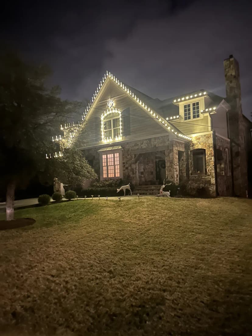 Christmas light installation in Kensington, Maryland by Light DMV — professional holiday lighting service