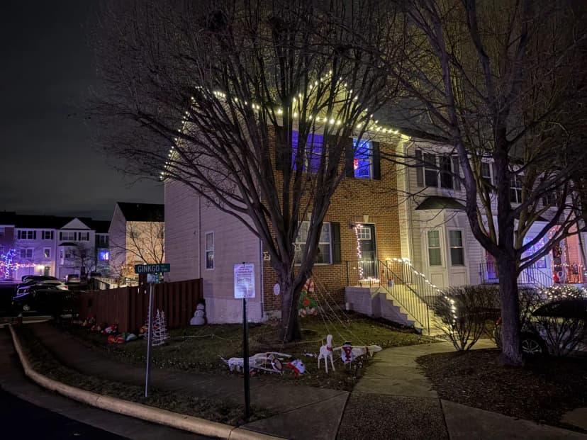 Christmas light installation in Leesburg, VA — LightDMV