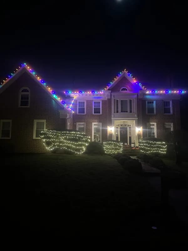 Christmas light installation in McLean, Virginia by Light DMV — professional holiday lighting service