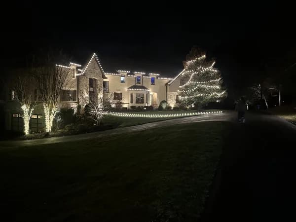 Christmas light installation in McLean, Virginia by Light DMV — professional holiday lighting service