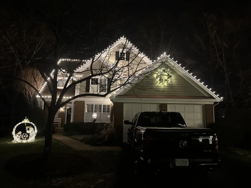 Christmas light installation in North Bethesda, Maryland by Light DMV — professional holiday lighting service