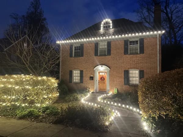 Christmas light installation in North Bethesda, Maryland by Light DMV — professional holiday lighting service