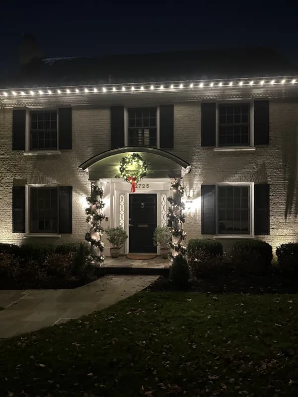 Christmas light installation in North Bethesda, Maryland by Light DMV — professional holiday lighting service