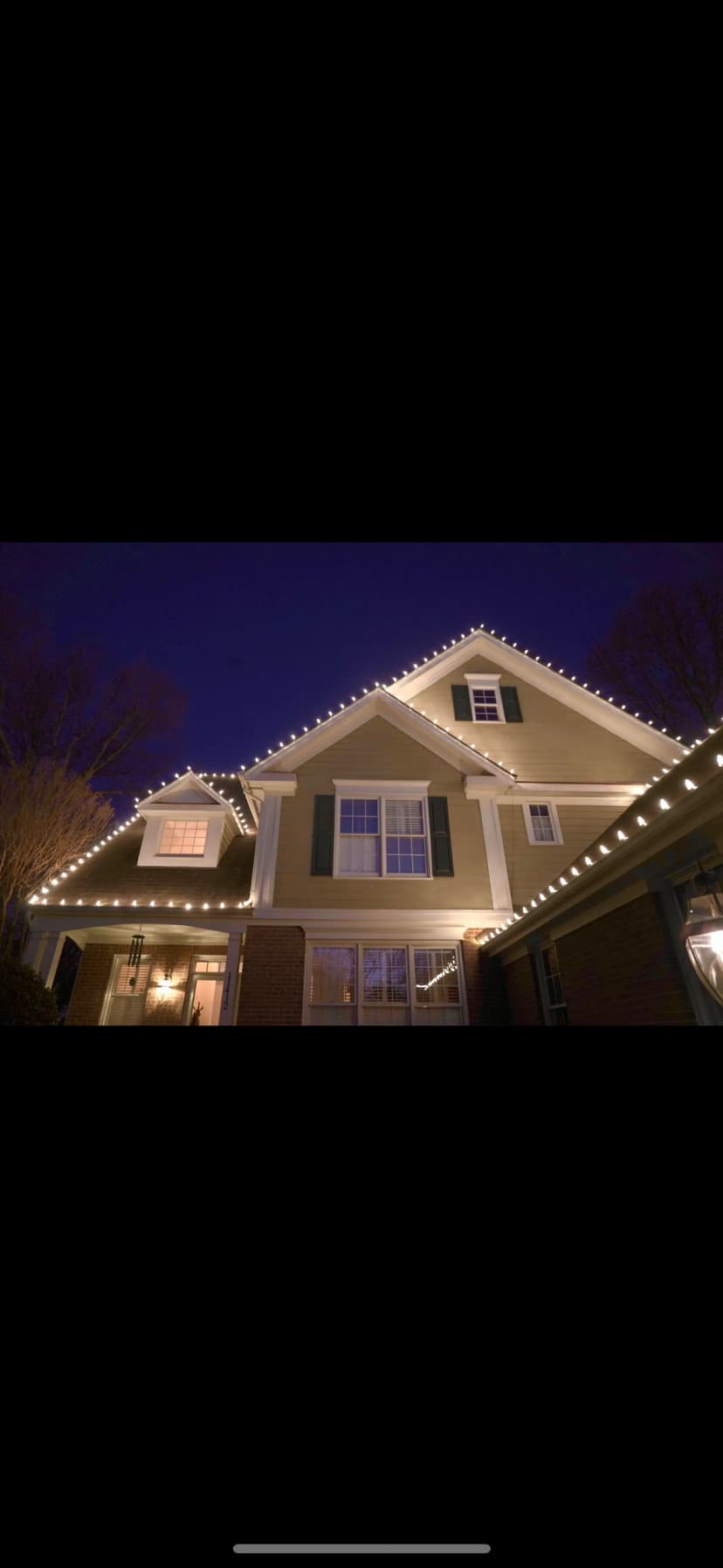 Christmas light installation in Palisades, Washington, DC by Light DMV — professional holiday lighting service