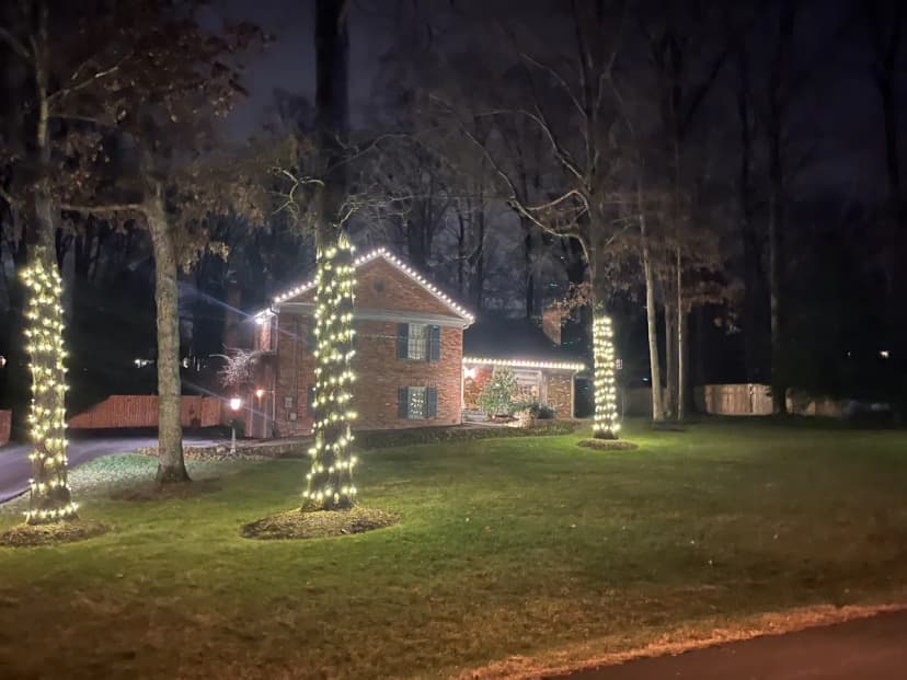 Christmas light installation in Silver Spring, Maryland by Light DMV — professional holiday lighting service