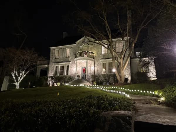 Christmas light installation in Spring Valley, Washington, DC by Light DMV — professional holiday lighting service