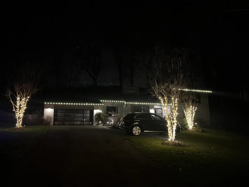 Christmas light installation in Tysons, Virginia by Light DMV — professional holiday lighting service