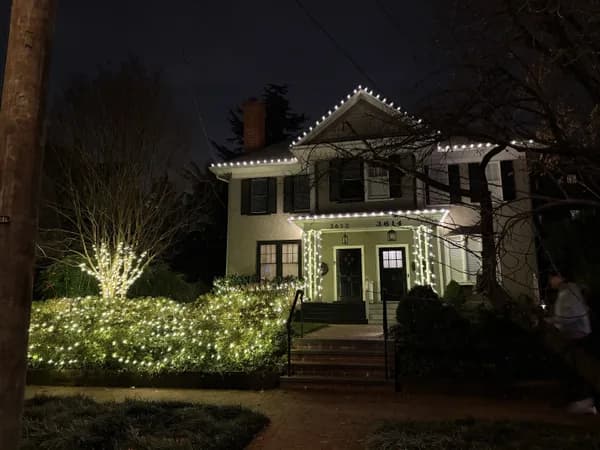 Christmas light installation in Tysons, Virginia by Light DMV — professional holiday lighting service
