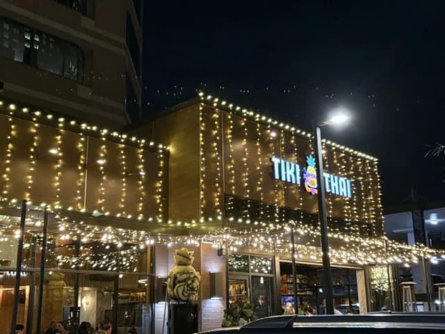 Christmas light installation in the DMV by Light DMV — tree wraps and warm white roofline
