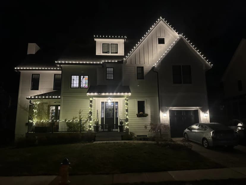 Christmas light installation in Arlington, Virginia by Light DMV — professional holiday lighting service