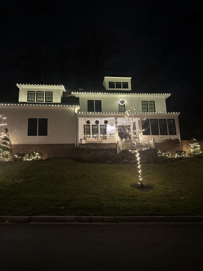 Christmas light installation in Arlington, Virginia by Light DMV — professional holiday lighting service