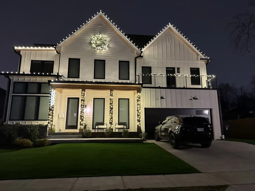 Christmas light installation in Arlington, Virginia by Light DMV — professional holiday lighting service